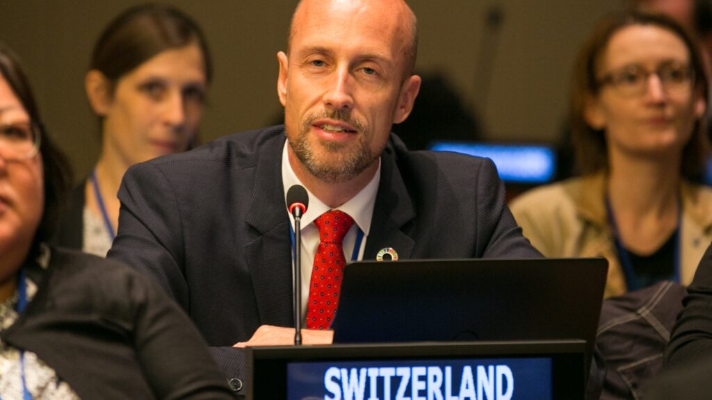 Als Schweizer Chefverhandler an der UNO in New York (2018)